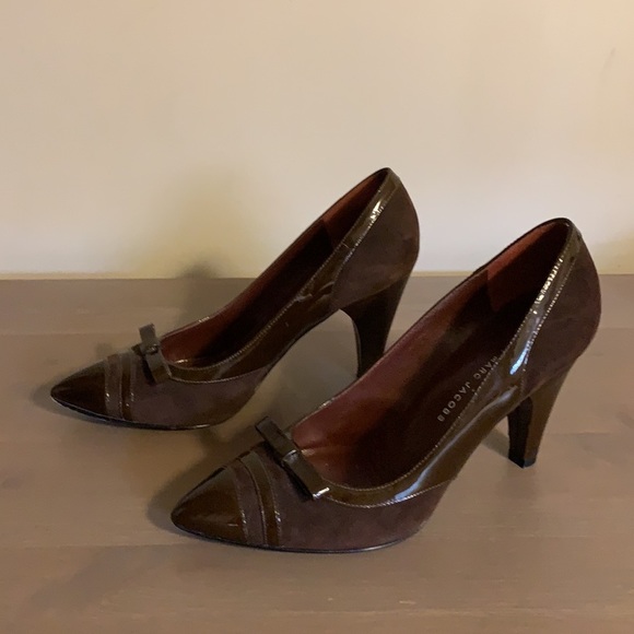 Marc by Marc Jacobs Brown Leather and Suede Pumps - Women’s Size 37 - Picture 6 of 8